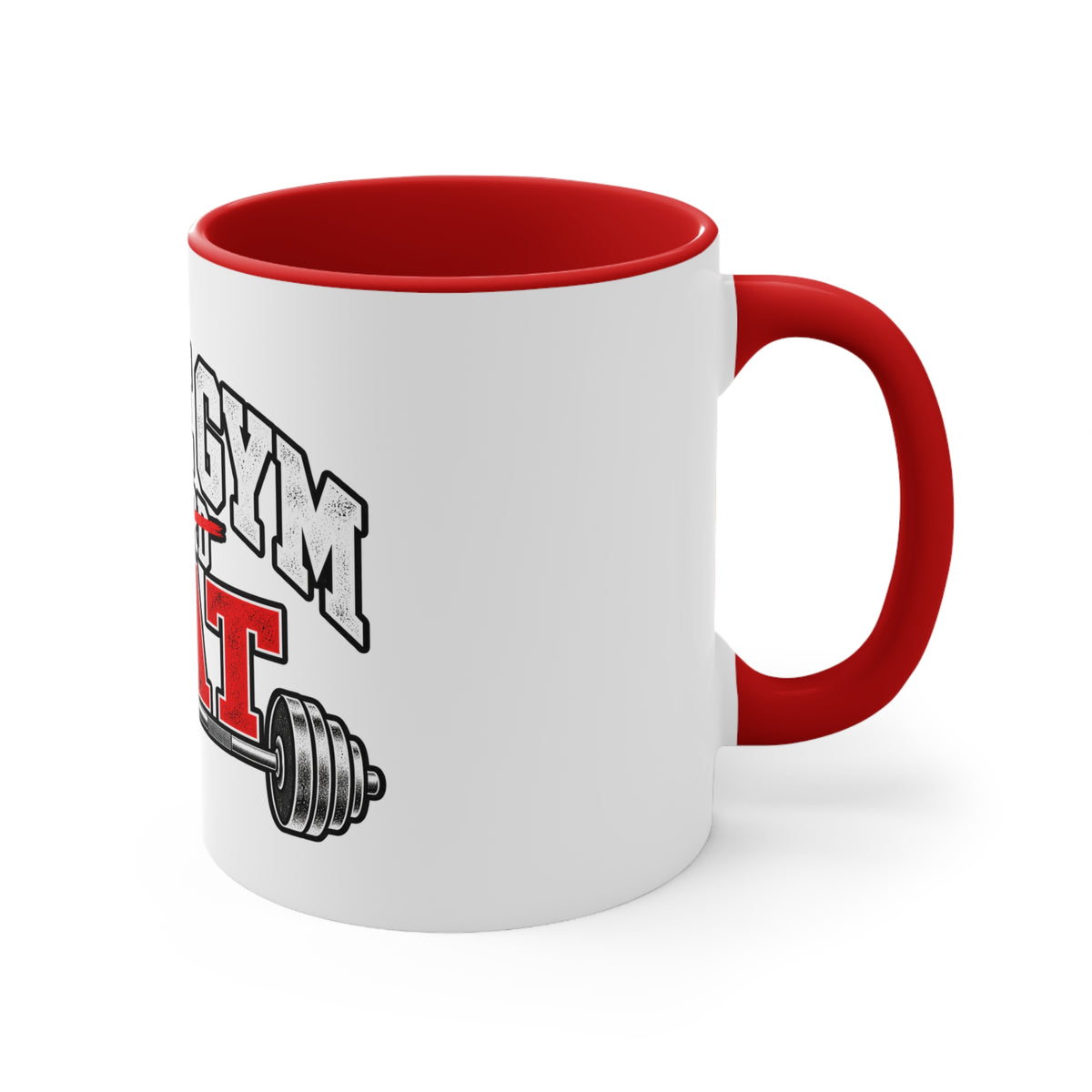 Home Gym Rat Accent Mug – Funny Fitness Coffee Cup for Workout Enthusiasts