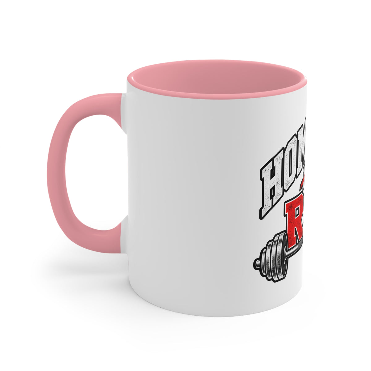 Home Gym Rat Accent Mug – Funny Fitness Coffee Cup for Workout Enthusiasts
