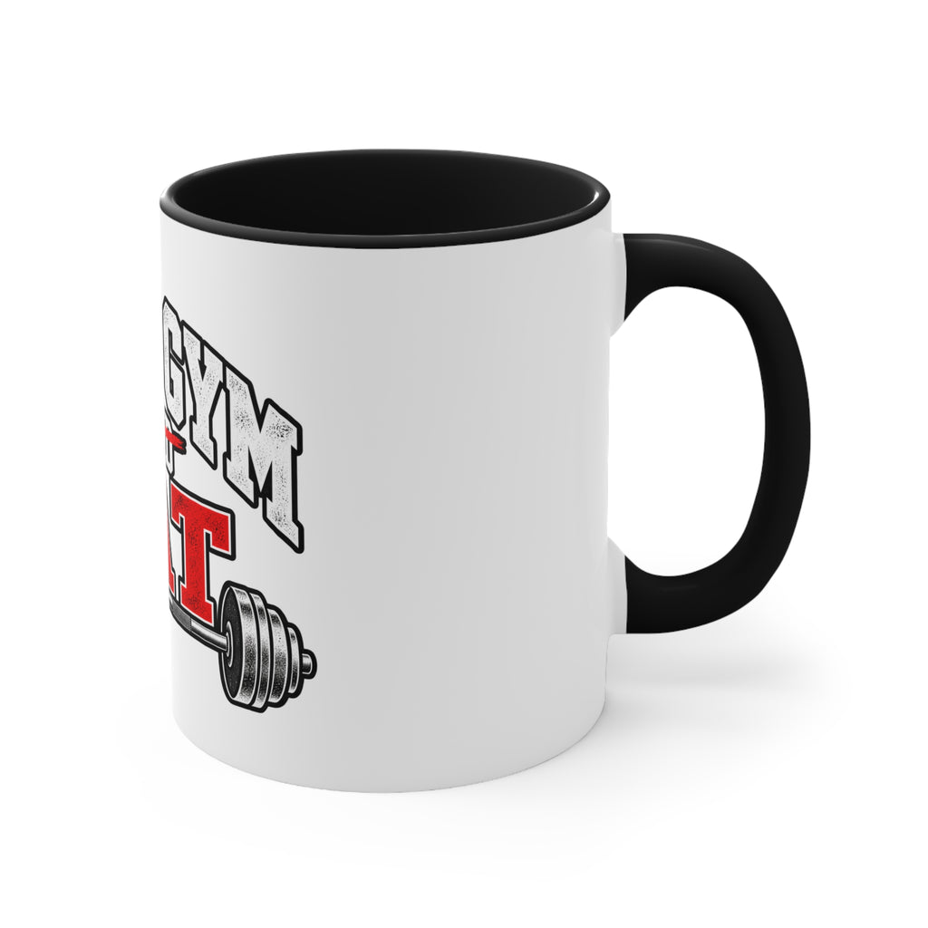 Home Gym Rat Accent Mug – Funny Fitness Coffee Cup for Workout Enthusiasts