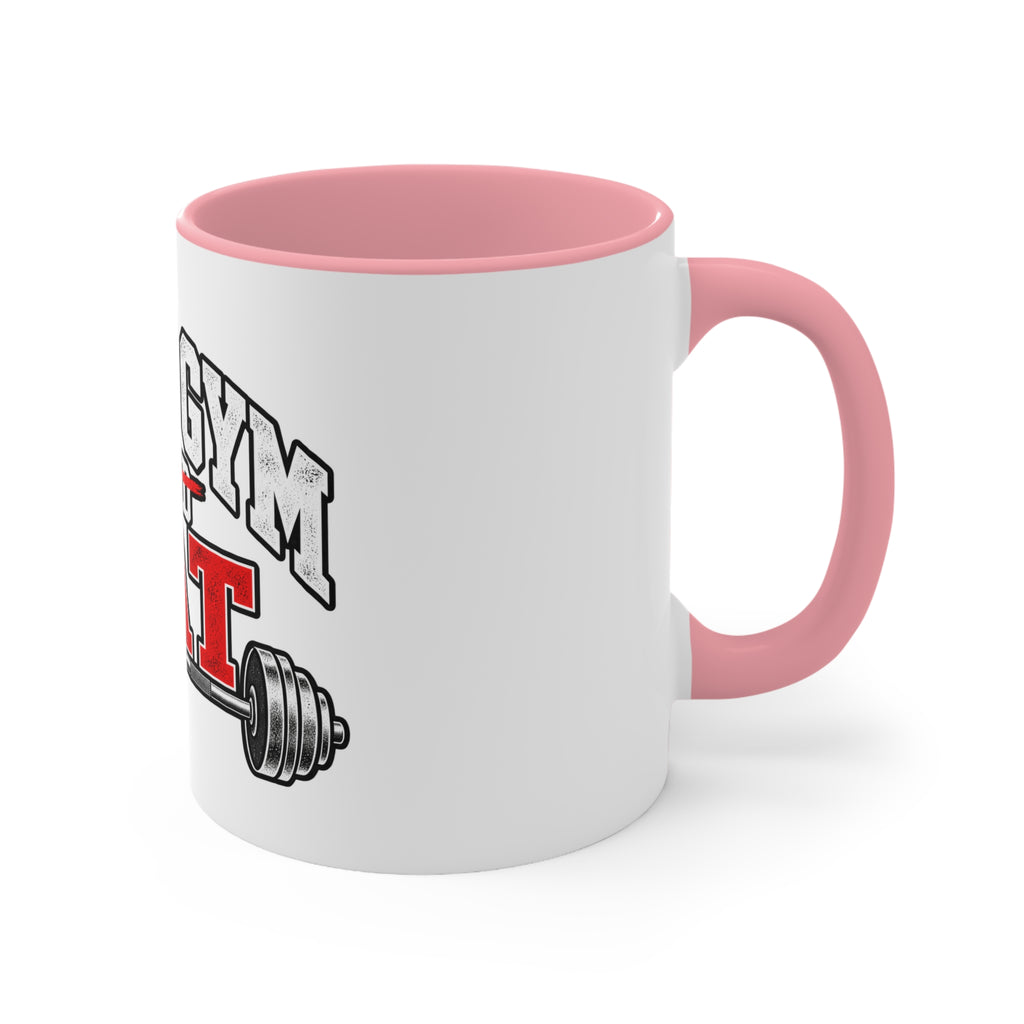 Home Gym Rat Accent Mug – Funny Fitness Coffee Cup for Workout Enthusiasts
